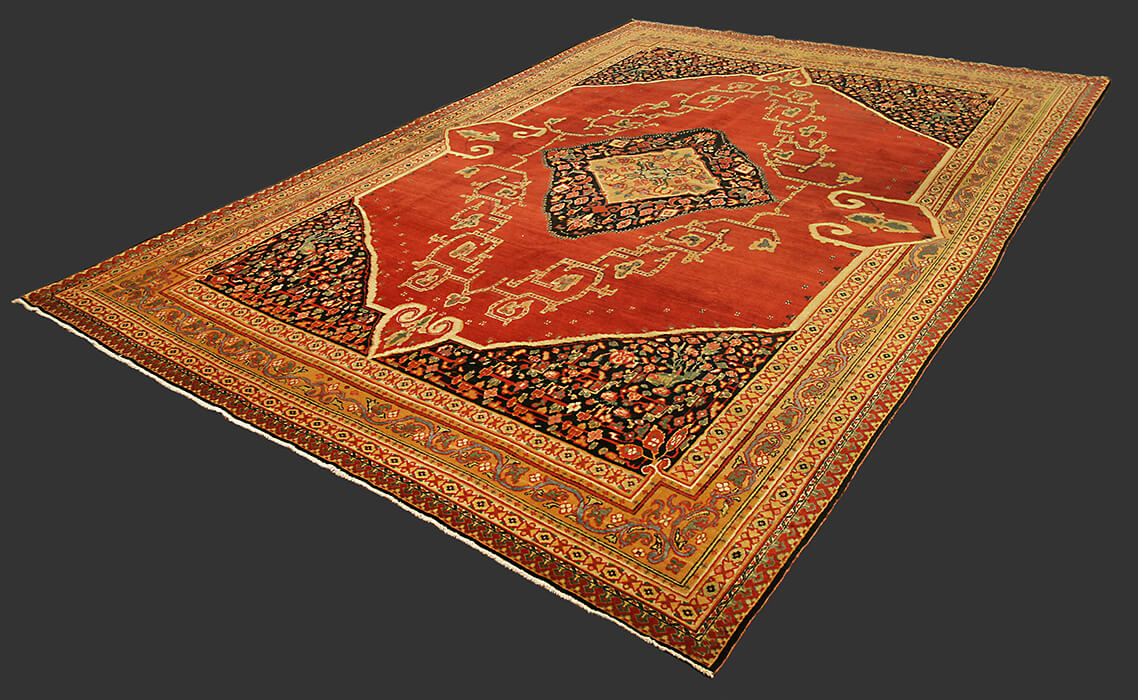 Persian Bijar (Bidjar) Antique Carpet n°:12965590